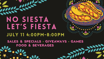 No Siesta, Let's Fiesta Sales Event